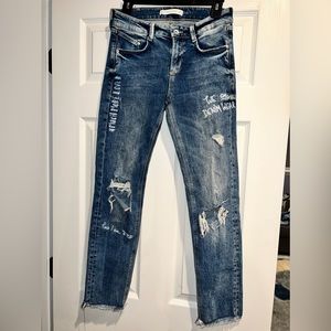 zara size 4 jeans